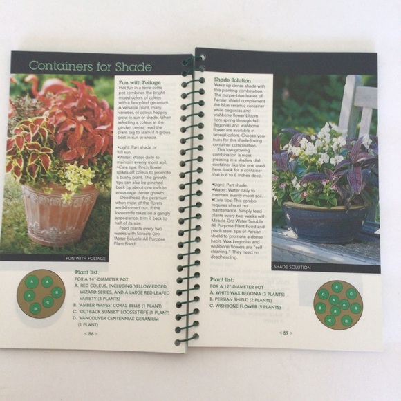 MIRACLE GRO CONTAINER GARDEN HOW TO WATERPROOF BOOK NWT - Picture 7 of 16